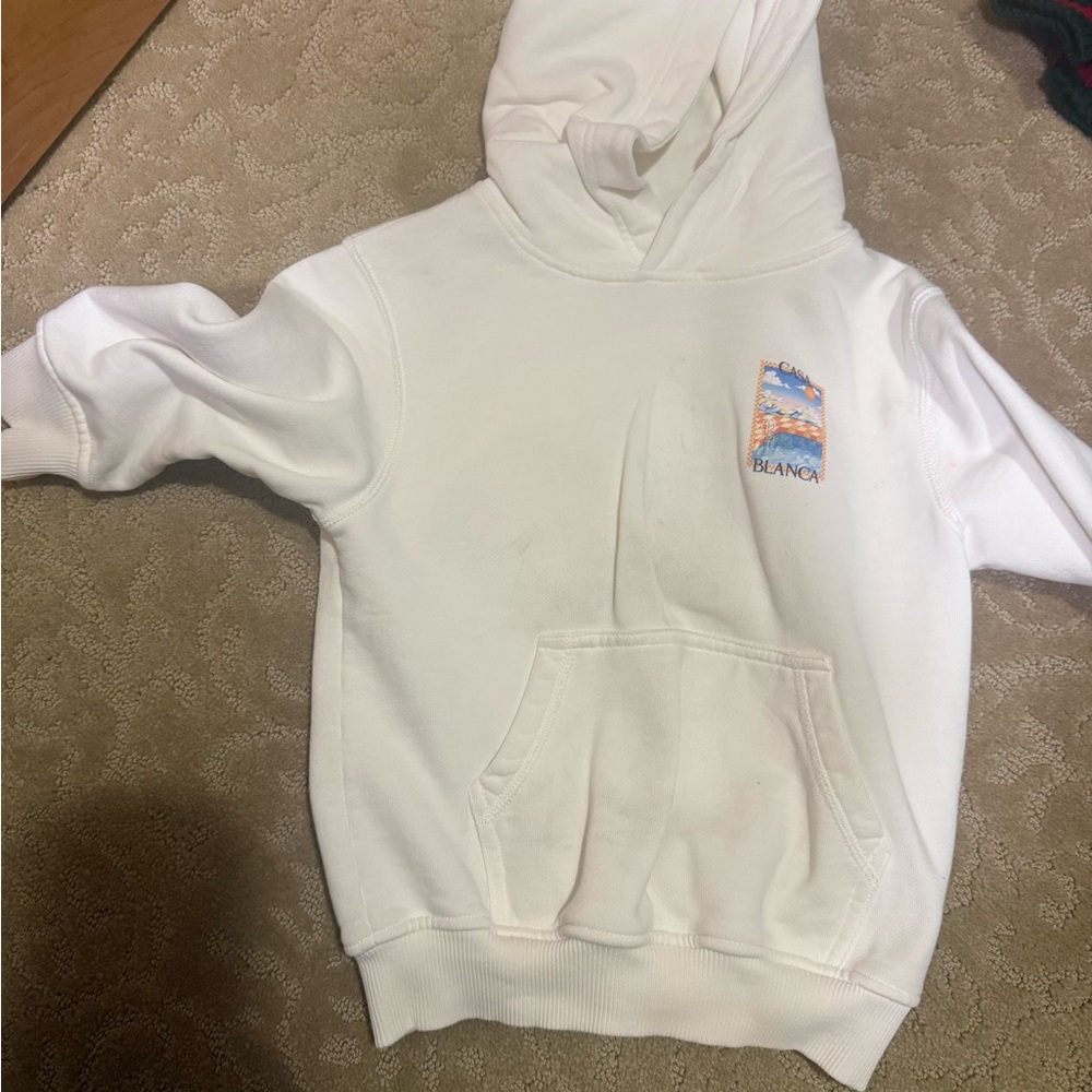 Toddler boy 3T-4T Casa Blanca White Pullover with Logo